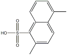 2,5-Dimethyl-1-naphthalenesulfonic acid 구조식 이미지