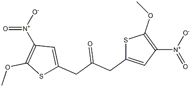 2-Methoxy-3-nitrothiophen-5-yl(methyl) ketone 구조식 이미지