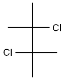 2,3-Dichloro-2,3-dimethylbutane 구조식 이미지
