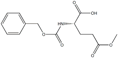 N-(Benzyloxycarbonyl)glutamic acid 5-methyl ester Structure