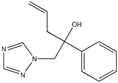 1-(Phenyl)-1-(2-propenyl)-2-(1H-1,2,4-triazol-1-yl)ethanol 구조식 이미지