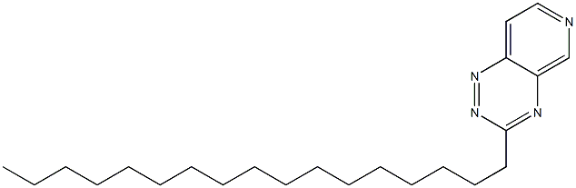 3-Heptadecylpyrido[3,4-e]-1,2,4-triazine 구조식 이미지