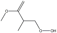 2-Methyl-3-methoxy-3-butenyl hydroperoxide Structure