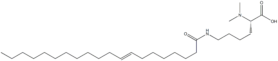 N6-(8-Icosenoyl)-N2,N2-dimethyllysine 구조식 이미지