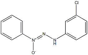 3-(3-Chlorophenyl)-1-phenyltriazene 1-oxide 구조식 이미지