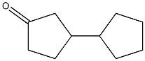 3-Cyclopentylcyclopentanone 구조식 이미지