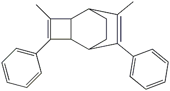 3,8-Diphenyl-4,7-dimethyltricyclo[4.2.2.02,5]deca-3,7-diene Structure