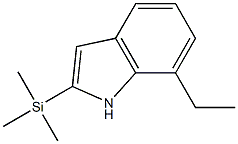2-Trimethylsilyl-7-ethyl-1H-indole Structure