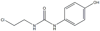 1-(2-Chloroethyl)-3-(p-hydroxyphenyl)urea 구조식 이미지