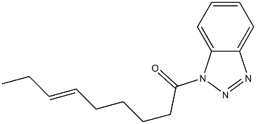 1-(6-Nonenoyl)-1H-benzotriazole 구조식 이미지