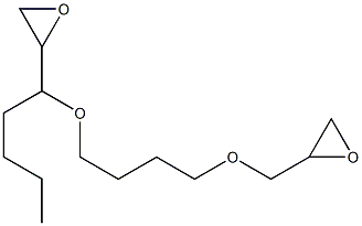 2,2'-[1-Butyl-1,4-butanediylbis(oxymethylene)]bis(oxirane) 구조식 이미지