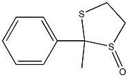 2-Phenyl-2-methyl-1,3-dithiolane 1-oxide 구조식 이미지