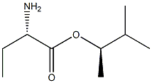 (R)-2-Aminobutanoic acid (S)-1,2-dimethylpropyl ester 구조식 이미지