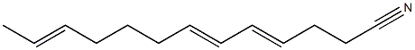 4,6,11-Tridecatrienenitrile 구조식 이미지