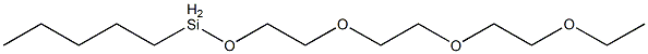 Pentyl[2-[2-(2-ethoxyethoxy)ethoxy]ethoxy]silane 구조식 이미지