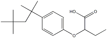 2-[4-(1,1,3,3-Tetramethylbutyl)phenoxy]butyric acid 구조식 이미지
