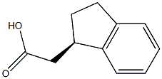 (R)-1-Indaneacetic acid Structure