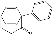 1-Phenylbicyclo[3.2.2]nona-6,8-dien-2-one 구조식 이미지