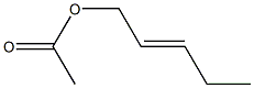 Acetic acid 2-pentenyl ester 구조식 이미지