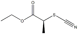 [S,(+)]-2-Thiocyanatopropionic acid ethyl ester 구조식 이미지