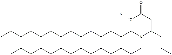 3-(Ditetradecylamino)hexanoic acid potassium salt Structure