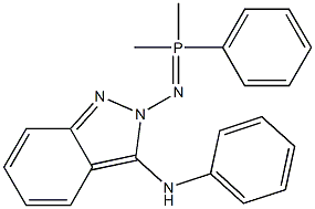 3-Phenylamino-2-[dimethylphenylphosphoranylideneamino]-2H-indazole Structure