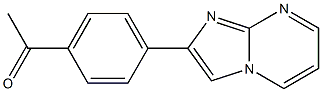 2-(4-Acetylphenyl)imidazo[1,2-a]pyrimidine Structure