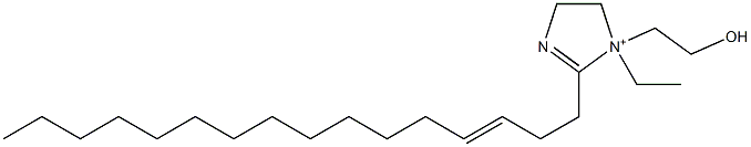 1-Ethyl-2-(3-hexadecenyl)-1-(2-hydroxyethyl)-2-imidazoline-1-ium 구조식 이미지