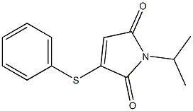 2-Phenylthio-N-isopropylmaleimide 구조식 이미지