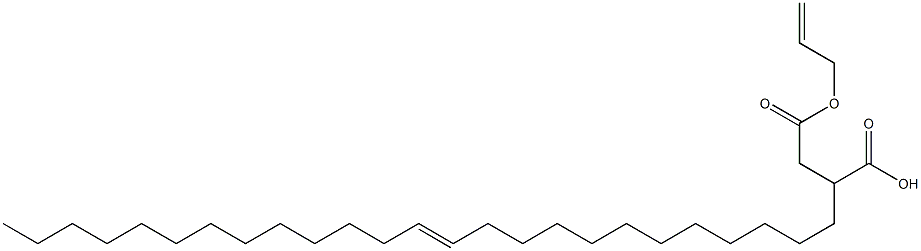 2-(12-Pentacosenyl)succinic acid 1-hydrogen 4-allyl ester Structure