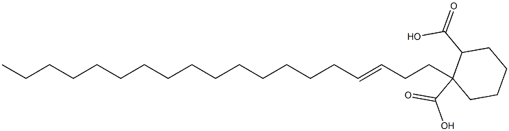 Cyclohexane-1,2-dicarboxylic acid hydrogen 1-(3-nonadecenyl) ester 구조식 이미지