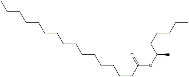 (-)-Palmitic acid (R)-1-methylhexyl ester Structure