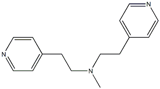 4,4'-[Methyliminobis(2,1-ethanediyl)]bis(pyridine) 구조식 이미지