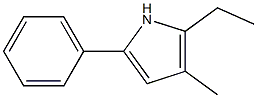 2-Ethyl-3-methyl-5-phenyl-1H-pyrrole Structure