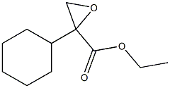 2-Cyclohexyloxirane-2-carboxylic acid ethyl ester Structure