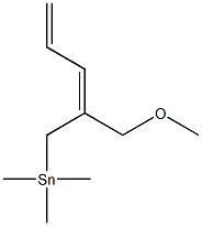 [(2Z)-2-Methoxymethyl-2,4-pentadienyl]trimethylstannane 구조식 이미지