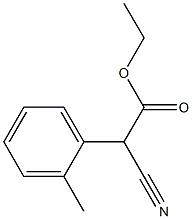 (2-Methylphenyl)cyanoacetic acid ethyl ester Structure