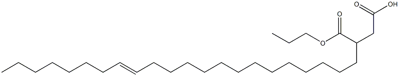 3-(14-Docosenyl)succinic acid 1-hydrogen 4-propyl ester Structure