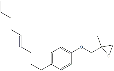 4-(4-Nonenyl)phenyl 2-methylglycidyl ether Structure