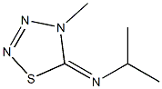 4-Methyl-N-isopropyl-1,2,3,4-thiatriazol-5(4H)-imine 구조식 이미지