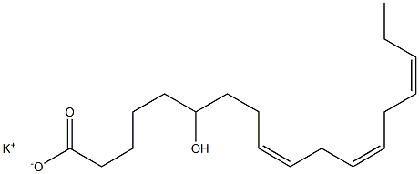 6-Hydroxylinoleic acid potassium salt 구조식 이미지