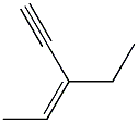 (Z)-3-Ethyl-2-penten-4-yne Structure
