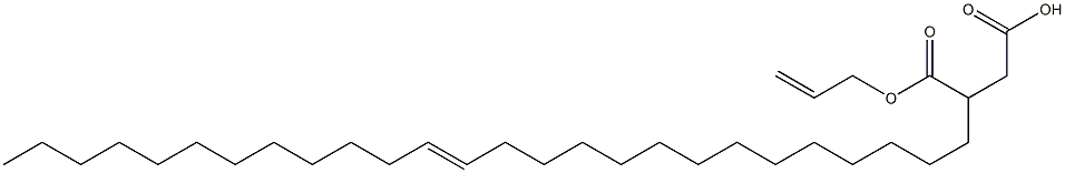 3-(14-Hexacosenyl)succinic acid 1-hydrogen 4-allyl ester 구조식 이미지