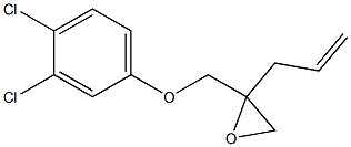 3,4-Dichlorophenyl 2-allylglycidyl ether Structure