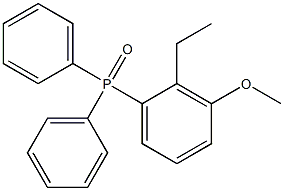 (2-Ethyl-3-methoxyphenyl)diphenylphosphine oxide Structure