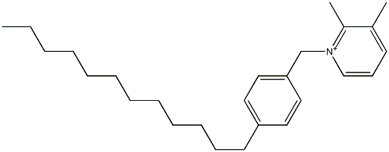 1-(4-Dodecylbenzyl)-2,3-dimethylpyridinium Structure