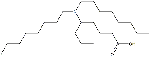 5-(Dioctylamino)octanoic acid Structure