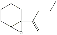 2-[(1,2-Epoxycyclohexan)-1-yl]-1-pentene 구조식 이미지