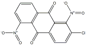 2-Chloro-1,5-dinitroanthraquinone Structure