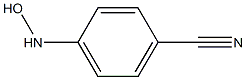 4-Cyano-N-hydroxyaniline 구조식 이미지